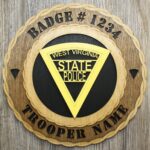 West Virginia State Police Wall Tribute - All 50 State Trooper Plaques Available !!!
