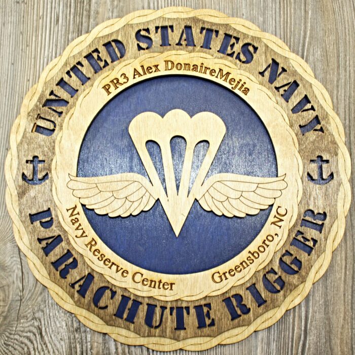 U S Navy Parachute Rigger Wall Tribute - Image 2