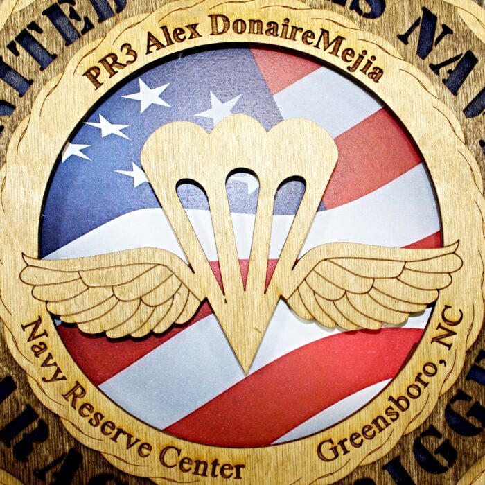 U S Navy Parachute Rigger Wall Tribute - Image 6