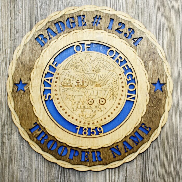 Oregon State Police Wall Tribute - Image 1