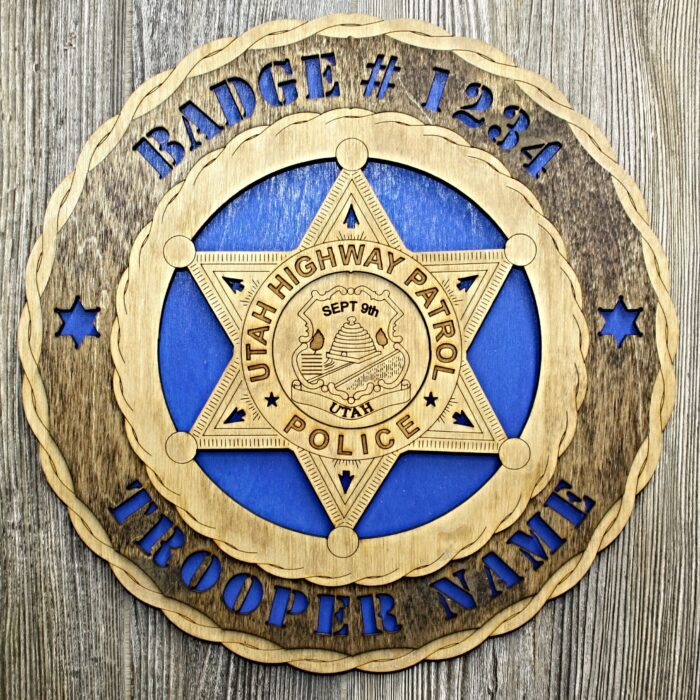 Utah State Police Wall Tribute - Image 2