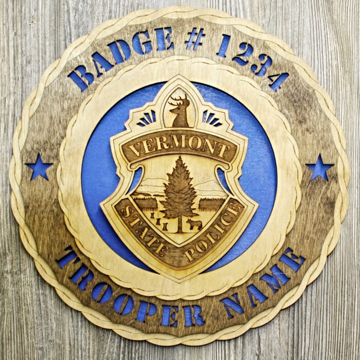 Vermont State Police Wall Tribute - Image 1