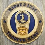 Virginia State Police Wall Tribute - All 50 State Troopers available !