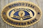 Washington State Police Wall Tribute - All 50 State Trooper Plaques Available !!!