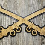 Cavalry Crossed Sabers Insignia