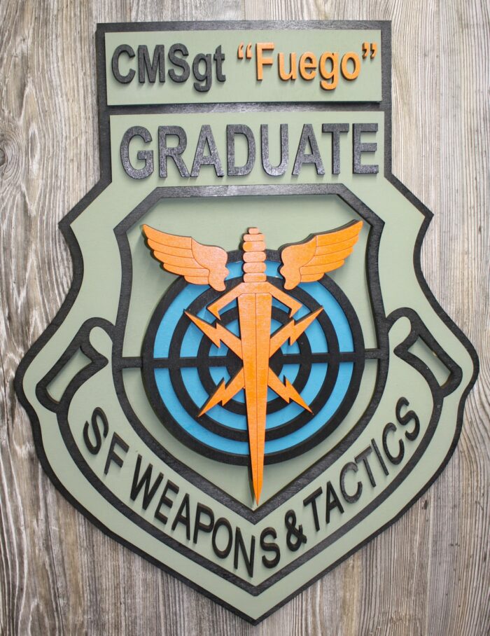 24 x 17 Weapons and Tactics Wall Plaque - Image 1