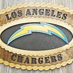 Los Angeles Chargers Wall Tribute
