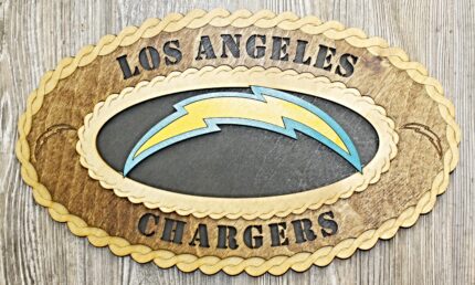 Los Angeles Chargers Wall Tribute