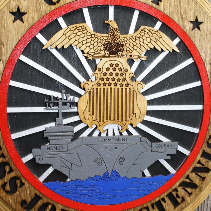 USS John C. Stennis Full Color Wall Tribute - FREE Shipping - Image 3