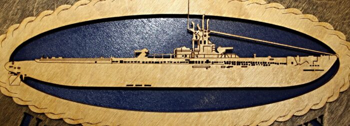 USS Becuna SS319 15 x 7  Wall Tribute - Image 4