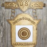 Distinguished Marksman Badge Wall Tribute