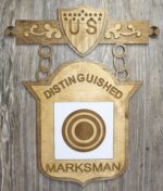 Distinguished Marksman Badge Wall Tribute