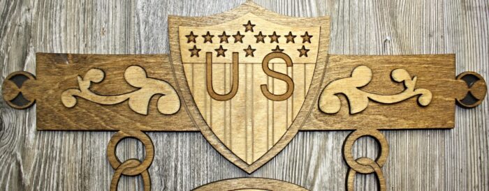 Distinguished Marksman Badge Wall Tribute - Image 3
