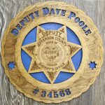 Jefferson County Oregon Sherrif Badge Wall Tribute