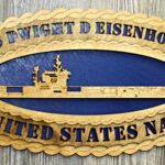Dwight D Eisenhower 15 x 7  Large Oval Tribute