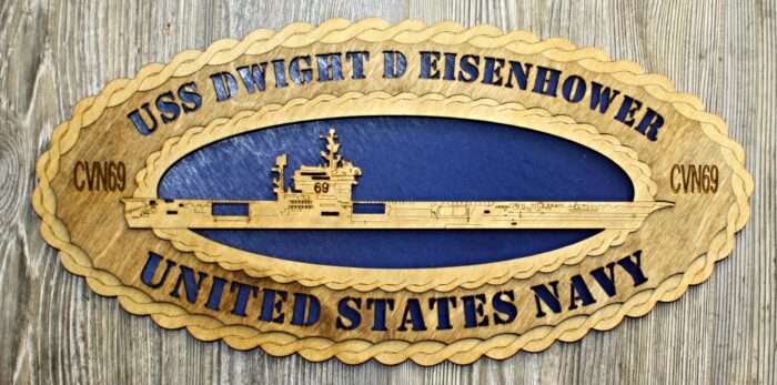 Dwight D Eisenhower 15 x 7  Large Oval Tribute - Image 1
