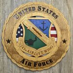 Custom 12" Air Force 143rd Airlift Wing - Wall Tribute - FREE SHIPPING
