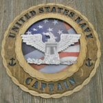 Navy Captain Rank Wall Tribute