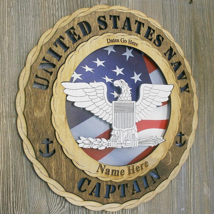 Navy Captain Rank Wall Tribute - Image 7