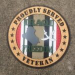Custom 12" Wood Proudly Served, Iraqi Freedom Veteran - Wall Tribute - FREE SHIPPING - Image 4