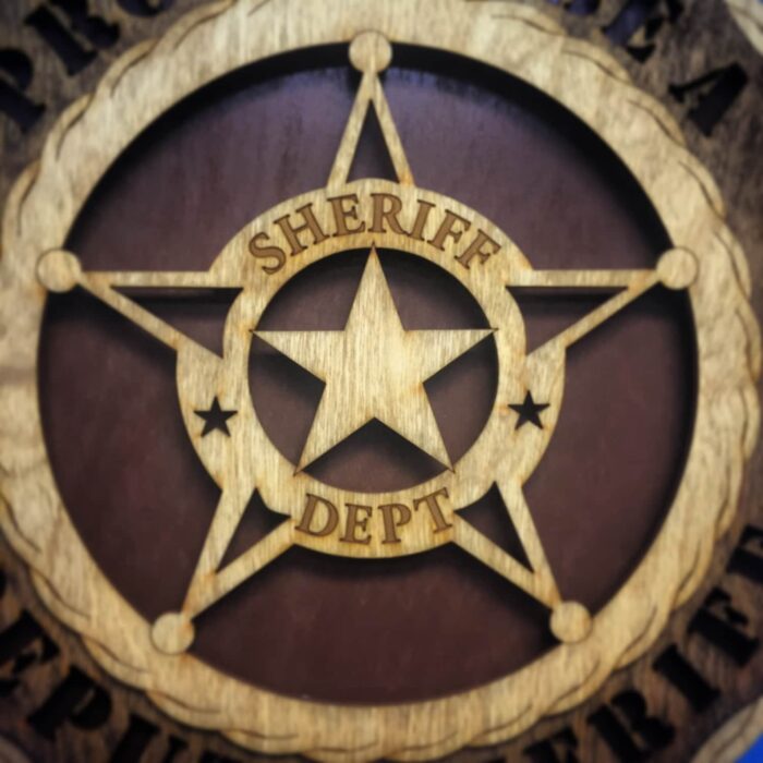 Custom 12" Wood Proud to be a Deputy Sheriff Wall Tribute - FREE SHIPPING - Image 2