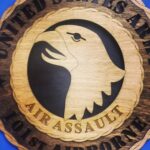 Custom 12" Wood US Army 101st Airborne Wall Tribute - FREE SHIPPING - Image 2